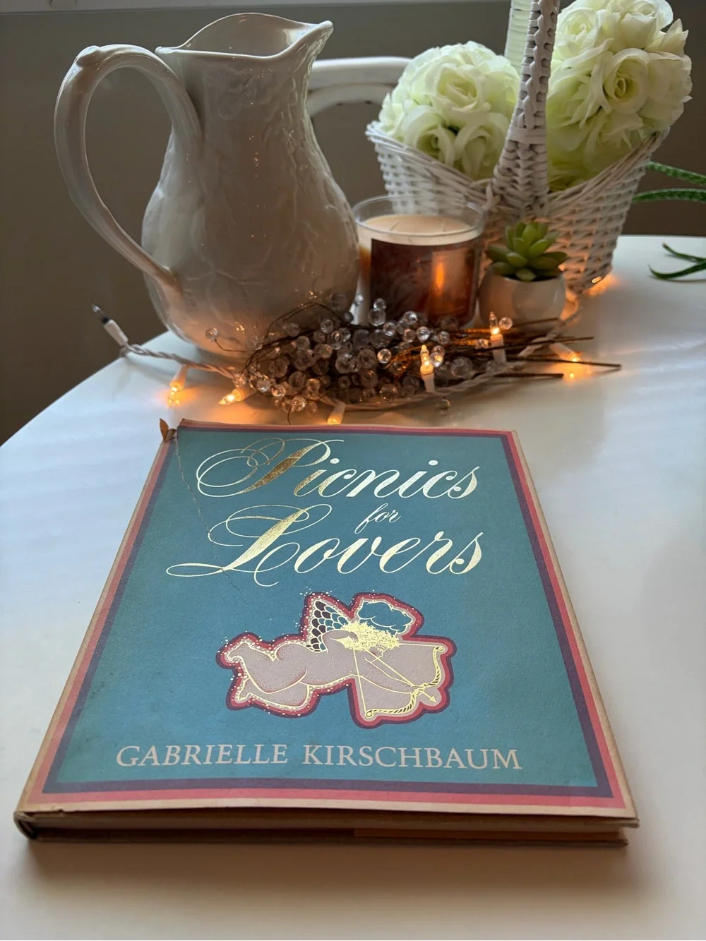 Vintage 80’s Signed Copy of Picnics for Lovers Cookbook by Gabrielle Kirschbaum - Picture 2 of 5